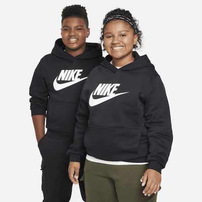 Sudadera con gorro para niños talla grande Nike Sportswear Club Fleece (talla extendida)