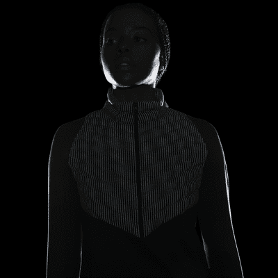 Chamarra de running híbrida para mujer Nike Therma-FIT Running Division