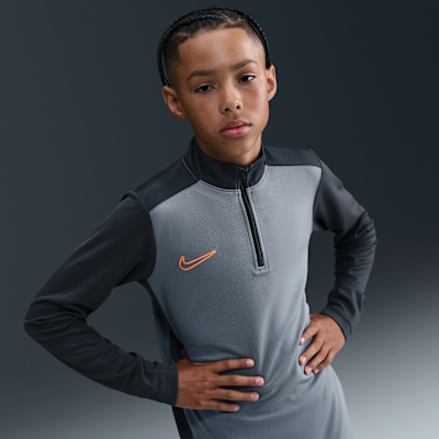 Nike Academy Big Kids' Dri-FIT Long-Sleeve 1/4-Zip Soccer Drill Top