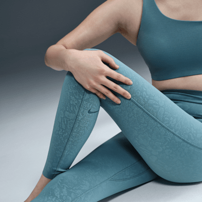 Nike Universa 7/8-legging met hoge taille, medium ondersteuning en bloemenprint voor dames