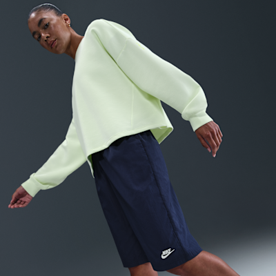 Damskie luźne spodenki do kolan ze średnim stanem Nike Sportswear