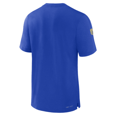 Playera Nike Dri-FIT de la NFL para hombre Los Angeles Rams Sideline Player