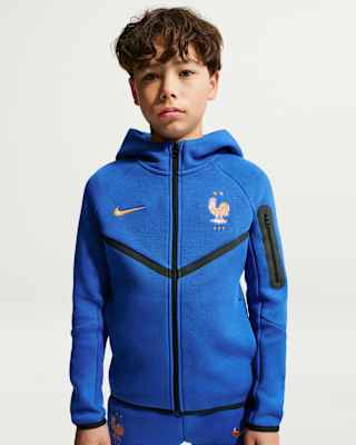 Детское худи FFF Tech Fleece Big Kids' (Boys') Nike Soccer Full-Zip Hoodie