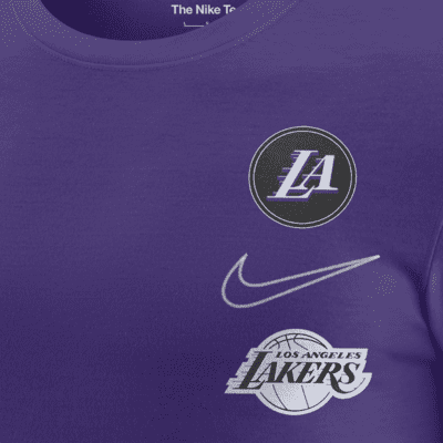 Los Angeles Lakers Courtside City Edition Men's Nike Max90 NBA T-Shirt ...