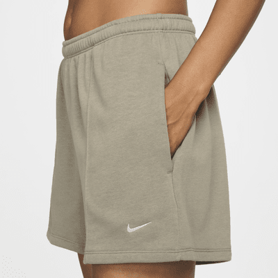 Nike Sportswear Chill Terry shorts van sweatstof met halfhoge taille voor dames (10 cm)