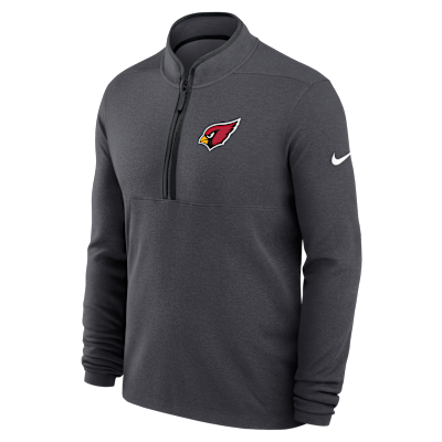 Playera de manga larga Nike Dri-FIT NFL de medio cierre para hombre Arizona Cardinals Logo Victory
