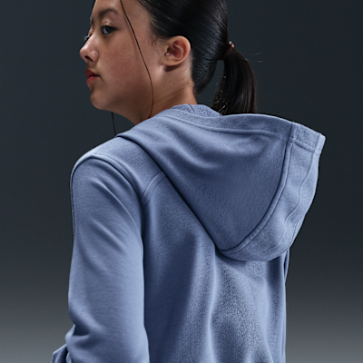 Felpa con cappuccio e zip a tutta lunghezza Dri-FIT Nike Pro Fleece – Ragazza