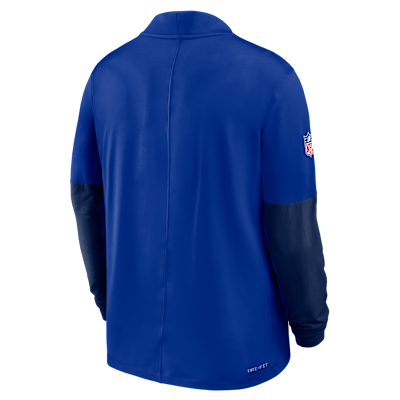 Buffalo Bills Feel The Pressure Men's Nike Dri-FIT NFL 1/2-Zip Top