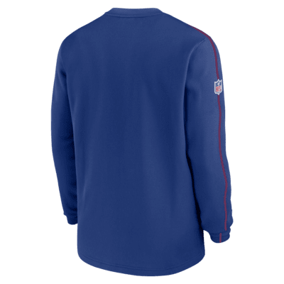 New York Giants Sideline Coach Men’s Nike NFL Long-Sleeve Top