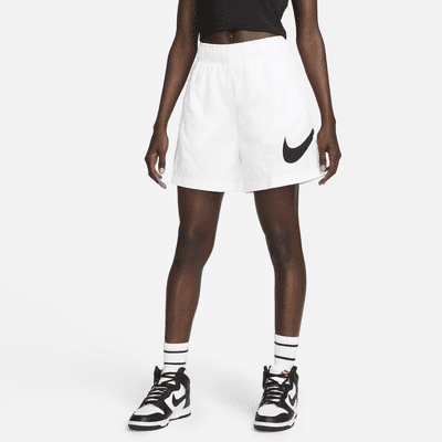 Shorts de tiro alto de tejido Woven para mujer Nike Sportswear Essential