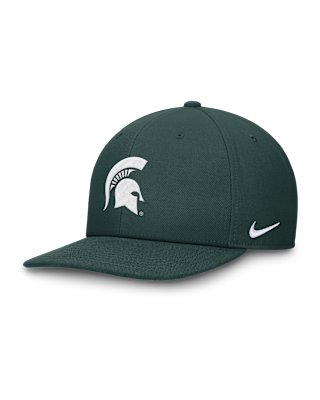 Мужские  Michigan State Spartans On-Field Pro Nike Dri-FIT College Adjustable Hat