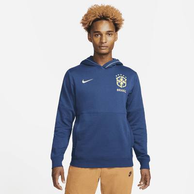 Brazil Travel Men's Fleece Football Hoodie. Nike LU