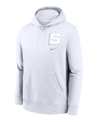 Мужское худи Penn State 2025 White Out Club Nike College Pullover Hoodie