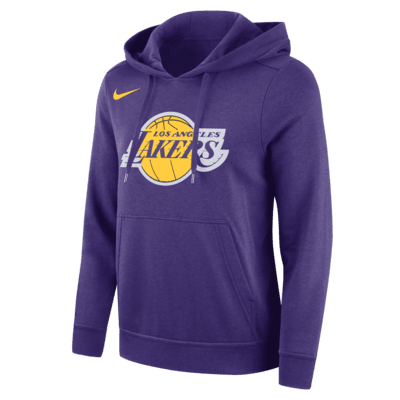 Los Angeles Lakers Club Nike NBA-fleecehoodie voor dames