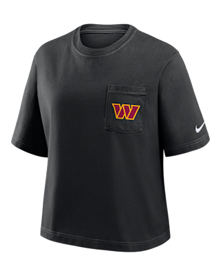 Женская футболка Washington Commanders Rewind Pocket Boxy Nike NFL
