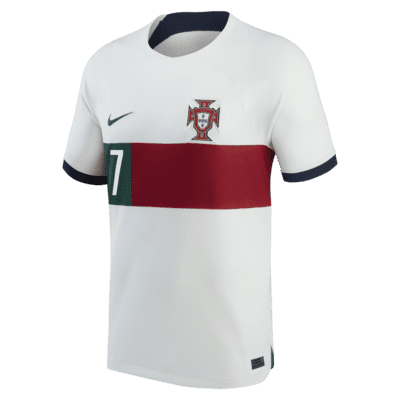 Portugal Team 2022/23 Stadium Away Ronaldo) Nike Dri-FIT Soccer Jersey.