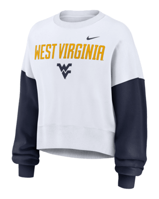 Женские  West Virginia Mountaineers Primetime Nike College Pullover Crew