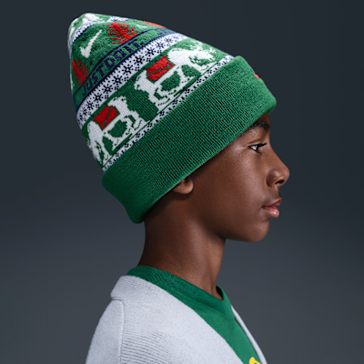 Gorro con dobladillo estándar para niños talla grande Nike Peak
