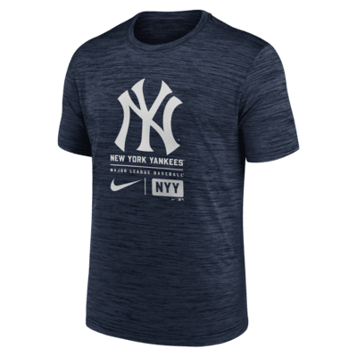 Мужская футболка New York Yankees Large Logo Velocity