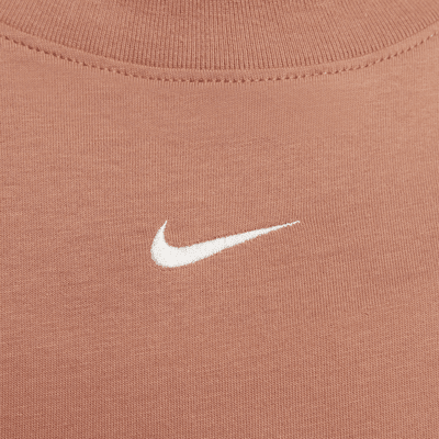 Vestido tipo playera oversized para mujer Nike Sportswear Chill Knit