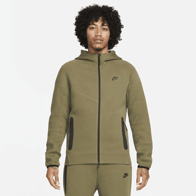 Pánská mikina s kapucí a dlouhým zipem Nike Sportswear Tech Fleece Windrunner