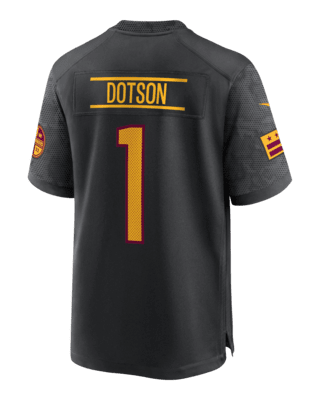 Jahan Dotson Washington Commanders Men's Nike NFL Game Football Jersey.