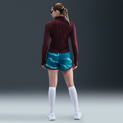 Shorts de correr Dri-FIT de tiro medio con forro de ropa interior para mujer Nike Tempo