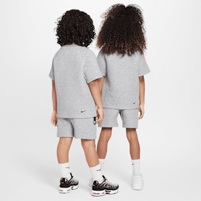 Nike Little Kids' Tech Fleece Tee and Shorts Set