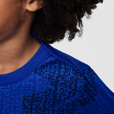 FFF Academy Pro Older Kids' Nike Dri-FIT Football Pre-Match Short-Sleeve Top