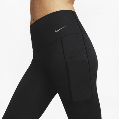 Leggings capri con bolsillos de tiro alto y sujeción media para mujer Nike Universa