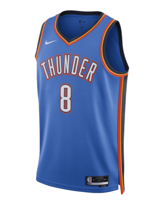 Мужские джерси Oklahoma City Thunder Icon Edition 2022/23 Nike Dri-FIT NBA Swingman Jersey