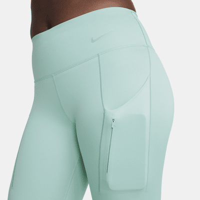 Leggings de largo completo y tiro medio con sujeción firme y bolsillos para mujer Nike Go