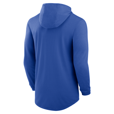 Playera de manga larga universitaria Nike Dri-FIT con gorro para hombre Duke