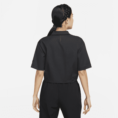 เสื้อโปโลแบบทอผู้หญิง Nike Sportswear Dri-FIT Tech Pack