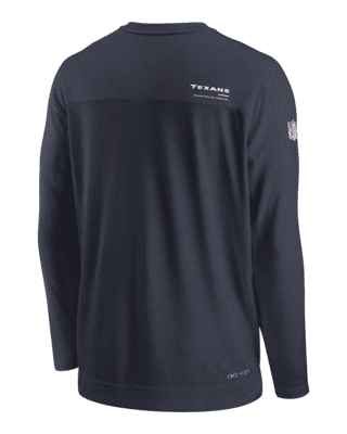 Houston Texans Nike NFL On Field Apparel Dri-Fit Long Sleeve Shirt