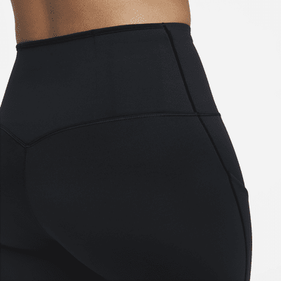 Nike Go Therma-FIT 7/8-Leggings mit hohem Bund und Taschen für Damen
