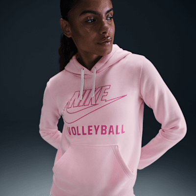 Sudadera con gorro sin cierre de vóleibol para mujer Nike