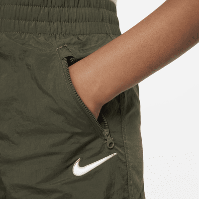 Nike Sportswear Older Kids' (Girls') High-Waisted Woven Cargo Trousers