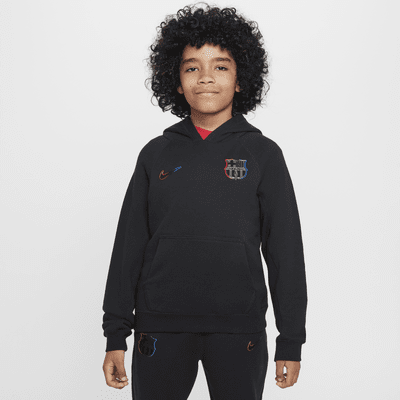 F.C. Barcelona Away Older Kids' Nike Football Graphic Pullover Hoodie