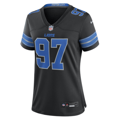 Jersey de fútbol americano Nike de la NFL Game para mujer Aidan Hutchinson Detroit Lions