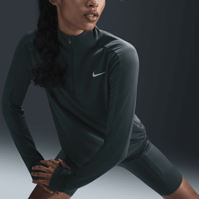 Nike Dri-FIT Pacer Damen-Pullover mit Viertelreißverschluss