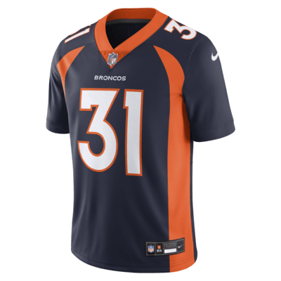 Men's Denver Broncos Justin Simmons Nike Orange Game Jersey