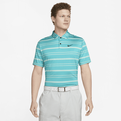 Nike Golf Tour Dri Fit Kansas City Royals Blue Gray Stripe Polo Shirt 2XL