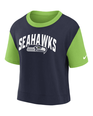 Seattle seahawk women's cotton football Jersey size large new