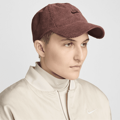 Cappello non strutturato in velluto a coste Nike Club