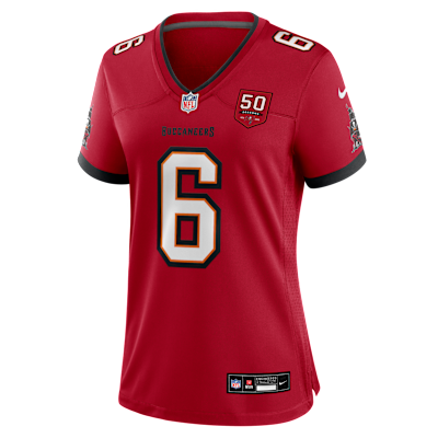 Baker Mayfield Tampa Bay Buccaneers 50th Anniversary Women’s Nike NFL Game Jersey