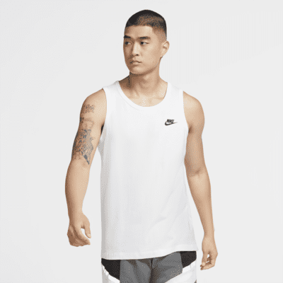 Nike Men's Pro Sleeveless Training Shirt Tank Top BV5600-100 White 