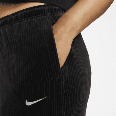 paciente ciclo Flor de la ciudad Nike Sportswear Pantalón de pernera ancha de terciopelo - Mujer. Nike ES