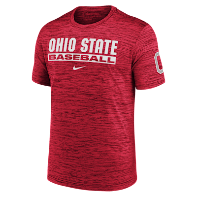 Ohio State Buckeyes Velocity Baseball Wordmark Stack