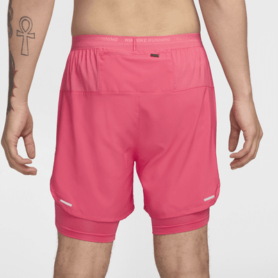 Nike Stride Dri-FIT hybride hardloopshorts voor heren (13 cm)